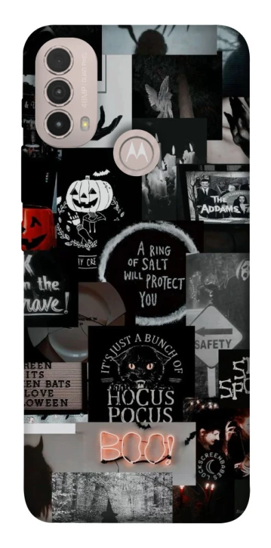 Чохол на Motorola Moto E40 Halloween aesthetics ver.3 фото 1 з 1