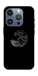 Чохол на Apple iPhone 16 Pro Black tsunami фото 1 Чохол на Apple iPhone 16 Pro Black tsunami фото 1 з 1