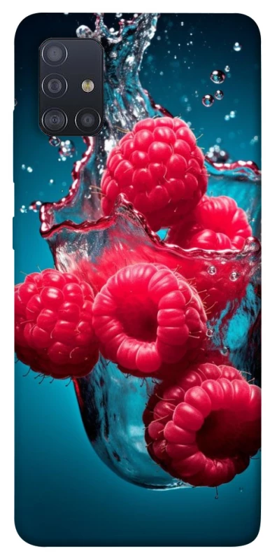 Чохол на Samsung Galaxy M51 Малинка у воді фото 1 з 1