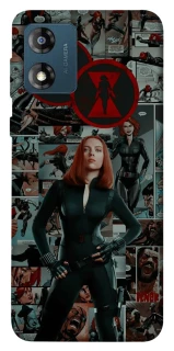 Чохол на Motorola Moto E13 Black Widow фото 1 з 1