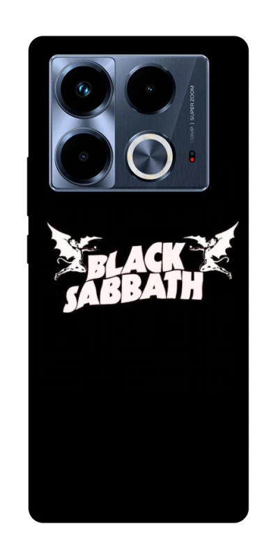 Чохол на Infinix Note 40 4G Black Sabbath logo ver.2 фото 1 з 1
