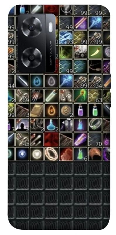 Чохол на Oppo A57s Inventory menu ver.2 фото 1 з 1