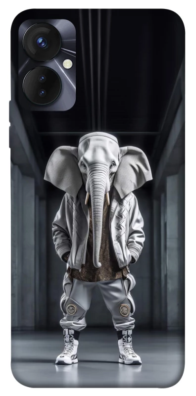 Чехол на TECNO Spark 9 Pro (KH7n) Слон v2 фото 1 из 1