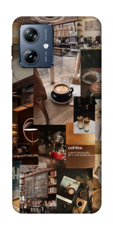Чохол на Motorola Moto G54 Power Coffee collage ver.2 фото 1 з 1