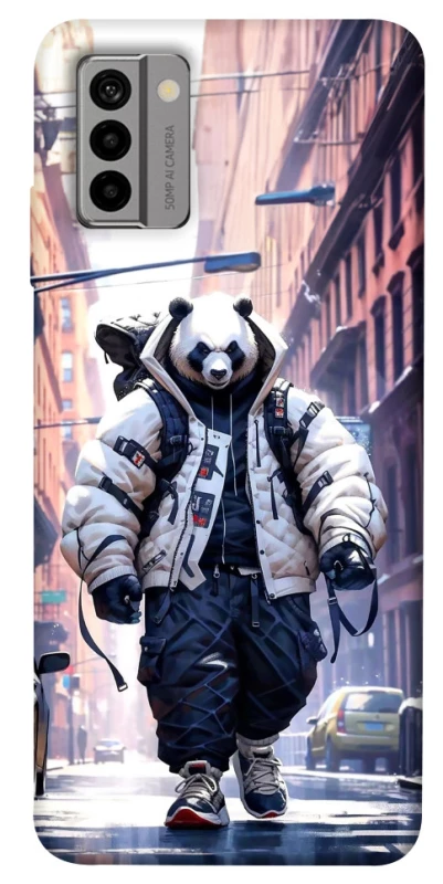 Чехол на Nokia G22 Панда курьер фото 1 из 1