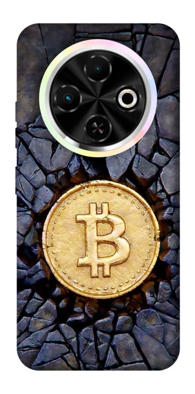 Чохол на TECNO Spark 30C Bitcoin cracks фото 1 з 1