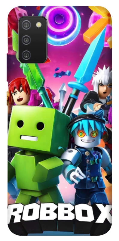 Чохол на Samsung Galaxy A02s Roblox gaming heroes фото 1 з 1