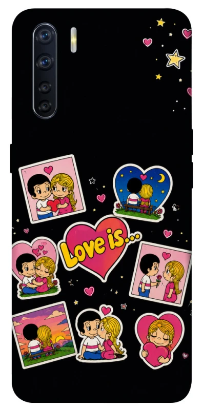 Чехол на Oppo A91 Love is фото 1 из 1