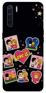 Чехол на Oppo A91 Love is фото 1 из 1