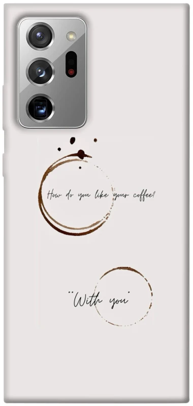 Чохол на Samsung Galaxy Note 20 Ultra Coffee with you фото 1 з 1