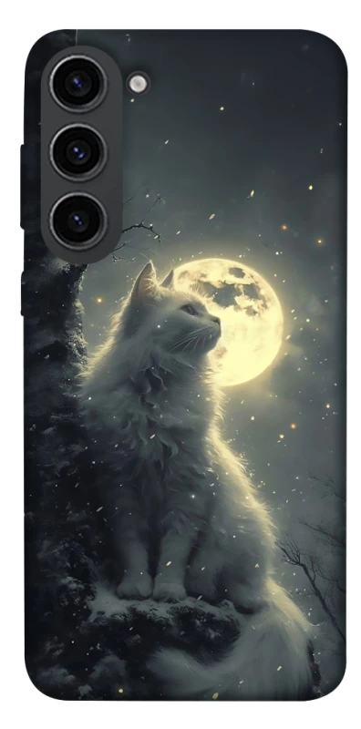 Чехол на Samsung Galaxy S23 Кот под луной фото 1 из 1