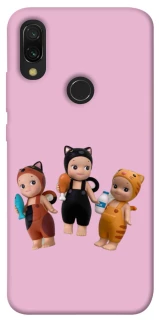 Чохол на Xiaomi Redmi 7 Cat Cafe Trio фото 1 з 1