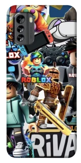 Чохол на Nokia G60 Roblox collage ver.1 фото 1 з 1