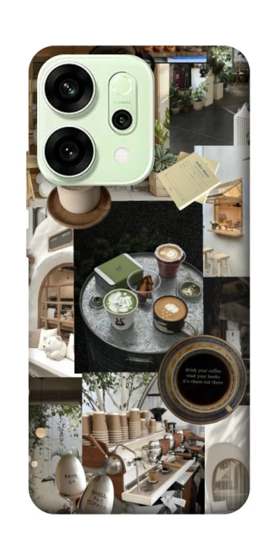 Чохол на Oppo Reno 14 Coffee collage ver.4 фото 1 з 1