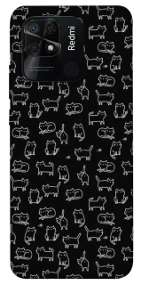 Чохол на Xiaomi Redmi 10C Black Cats фото 1 Чохол на Xiaomi Redmi 10C Black Cats фото 1 з 1