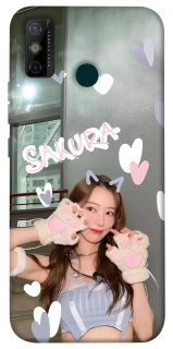 Чохол на TECNO Spark 6 Go Sakura - LE SSERAFIM фото 1 з 1