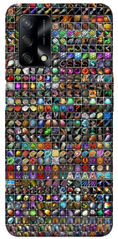 Чехол на Oppo A74 4G Inventory menu ver.1 фото 1 из 1