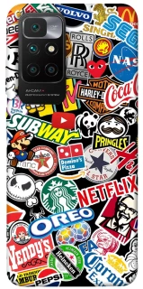 Чохол на Xiaomi Redmi 10 brands фото 1 з 1