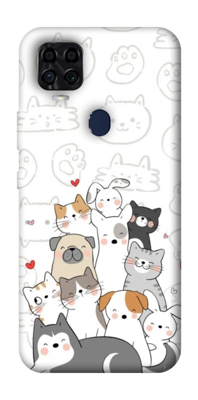 Чохол на ZTE Blade v2020 Funny Pets фото 1 з 1