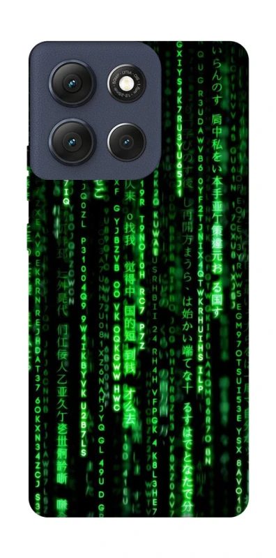 Чохол на Motorola Moto G86 Matrix Code фото 1 з 1