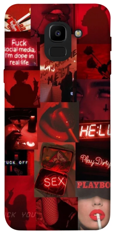 Чехол на Samsung J600F Galaxy J6 (2018) Love collage ver.3 фото 1 из 1