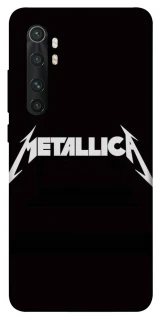 Чохол на Xiaomi Mi Note 10 Lite Metallica logo фото 1 з 1