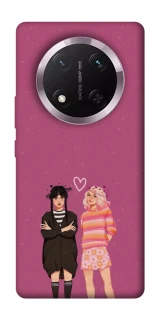 Чехол на Honor X9c Raven & Rainbow Wednesday фото 1 из 1