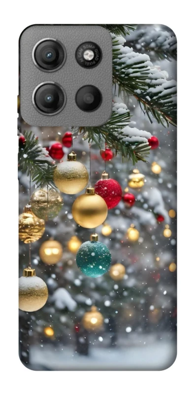 Чехол на Motorola Moto G15 Power Новогодний v48 фото 1 из 1