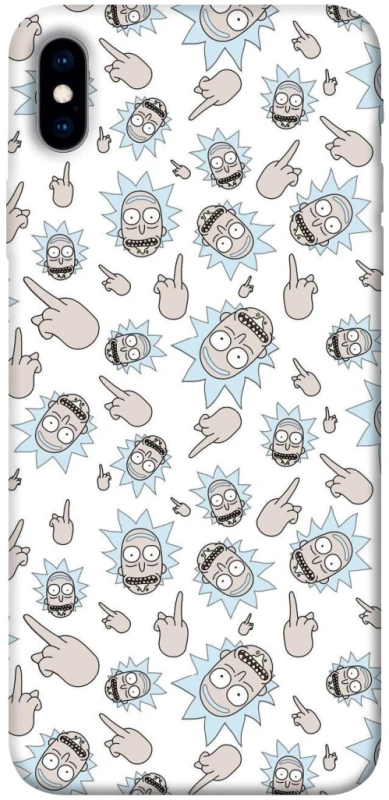 Чохол на Apple iPhone XS Max (6.5") Rick and Morty style фото 1 з 1