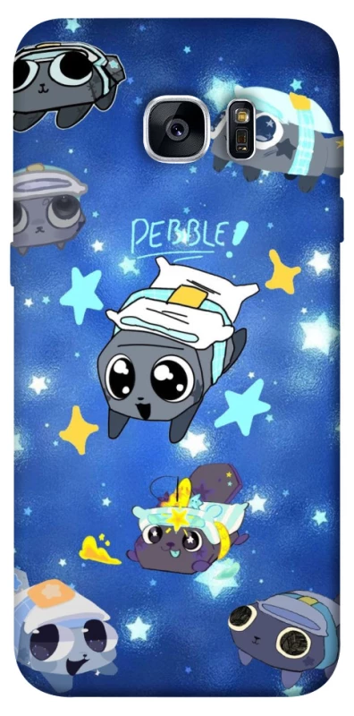 Чохол на Samsung G935F Galaxy S7 Edge Pebble kitten stars фото 1 з 1