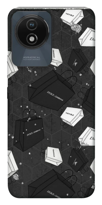 Чехол на Vivo Y02 Fashion collage ver.3 фото 1 из 1