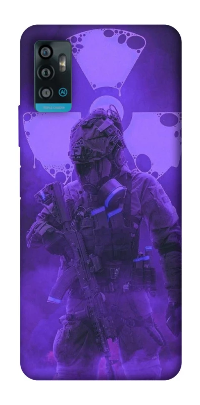 Чехол на ZTE Blade A71 Радиация v6 фото 1 из 1