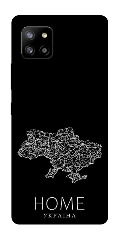 Чохол на Samsung Galaxy A42 5G Ukraine black map фото 1 з 1