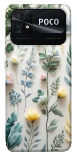 Чохол на Xiaomi Poco C40 Floral design ver.4 фото 1 з 1