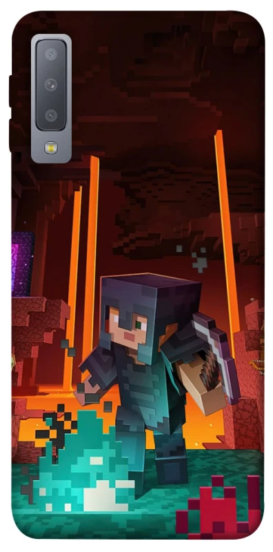 Чохол на Samsung A750 Galaxy A7 (2018) Minecraft game adventure фото 1 з 1