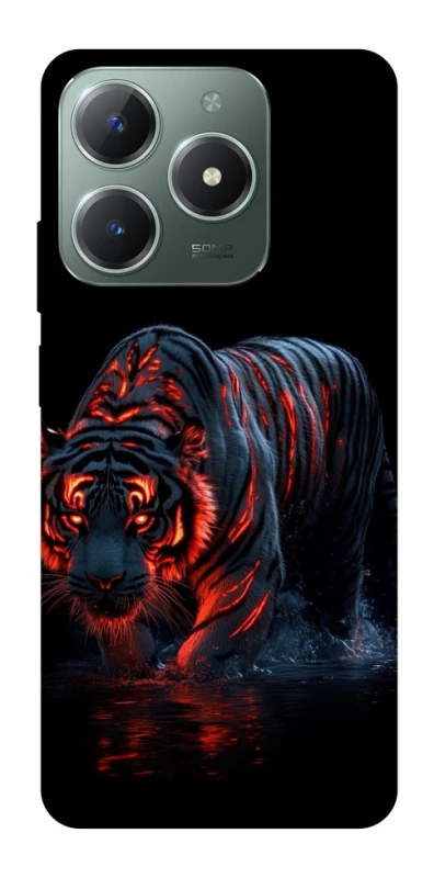 Чохол на Realme C61 fire tiger фото 1 з 1