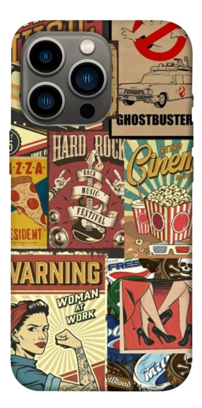 Чохол на Apple iPhone 13 Pro (6.1") Retro collage ver.2 фото 1 з 1