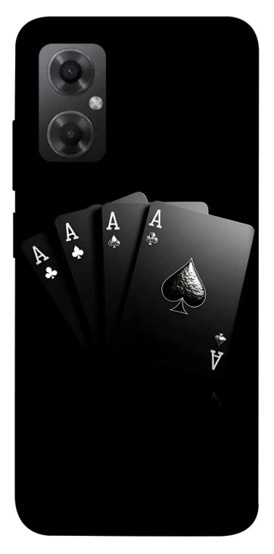 Чехол на Xiaomi Redmi Note 11R Black Cards фото 1 из 1