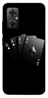 Чехол на Xiaomi Redmi Note 11R Black Cards фото 1 из 1