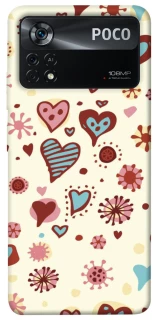 Чехол на Xiaomi Poco X4 Pro 5G Pretty hearts фото 1 из 1