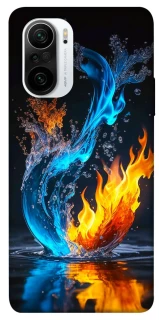 Чехол на Xiaomi Redmi K40 / K40 Pro / K40 Pro+ / Poco F3 Water And Fire фото 1 из 1