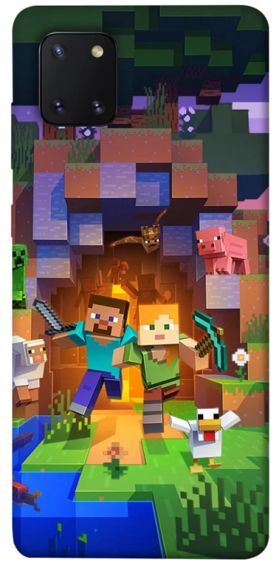 Чехол на Samsung Galaxy Note 10 Lite (A81) Minecraft game фото 1 из 1