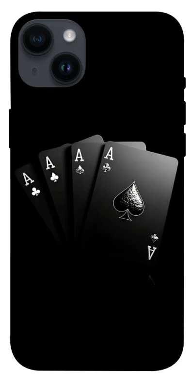 Чохол на Apple iPhone 14 Plus (6.7") Black Cards фото 1 з 1