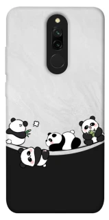 Чохол на Xiaomi Redmi 8 Four pandas фото 1 з 1