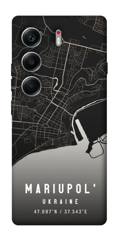 Чехол на Tecno Camon 40 Mariupol map фото 1 из 1