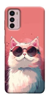Чохол на Motorola Moto G42 Сat with glasses фото 1 з 1