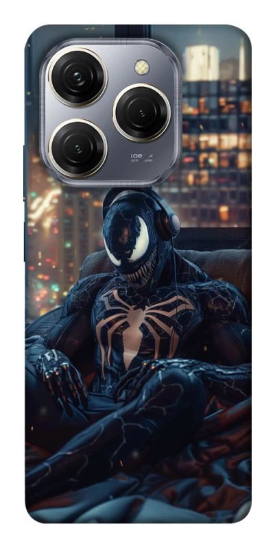 Чехол на TECNO Spark 20 Pro Venom earphones фото 1 из 1