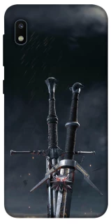 Чехол на Samsung Galaxy A10 (A105F) Мечи Ведьмака фото 1 из 1