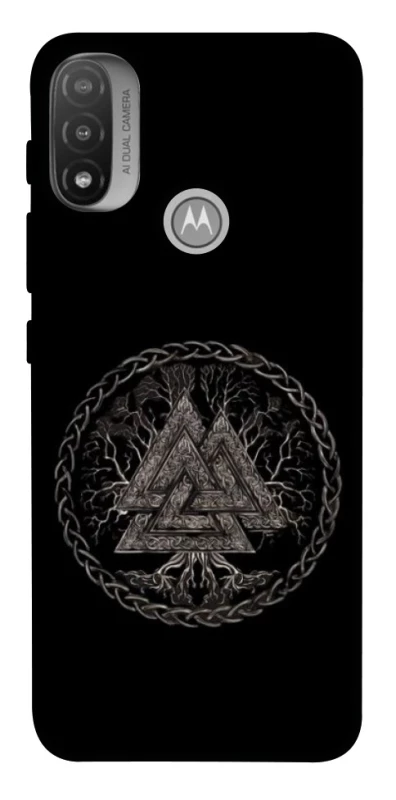 Чехол на Motorola Moto E20 Валькнут v3 фото 1 из 1