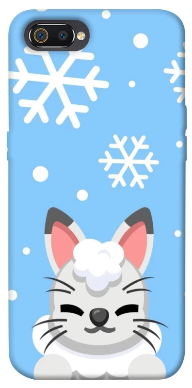 Чохол на Realme C2 Adopt Me Snow Kitty Smile фото 1 з 1